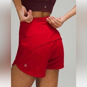NWT Lululemon Speed Up High-Rise Short 4" in Dark Red NEW
